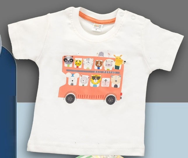 Baby Boys Casual Shirt with Shorts