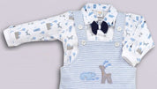 Full Sleeves Dungree Set For Baby Boys