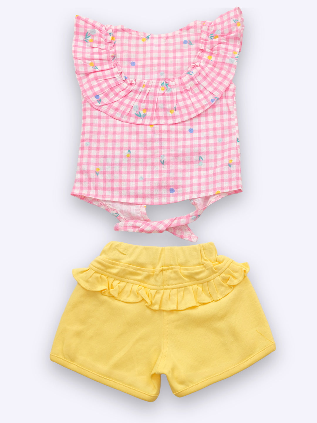 Girls Pure Cotton Top and Shorts