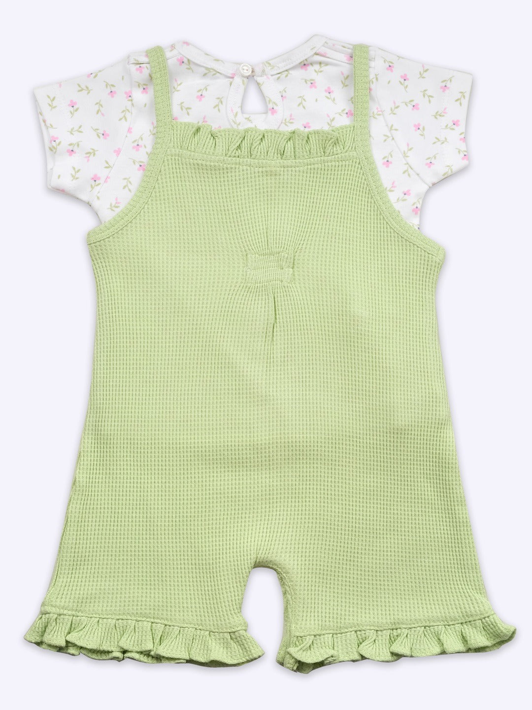 Waffle Knit Romper set