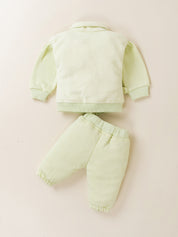 Winter Fleece Jacket & Jogger Pant Set