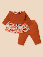 Full Sleeve Sweater Outfit Set 3-Piece