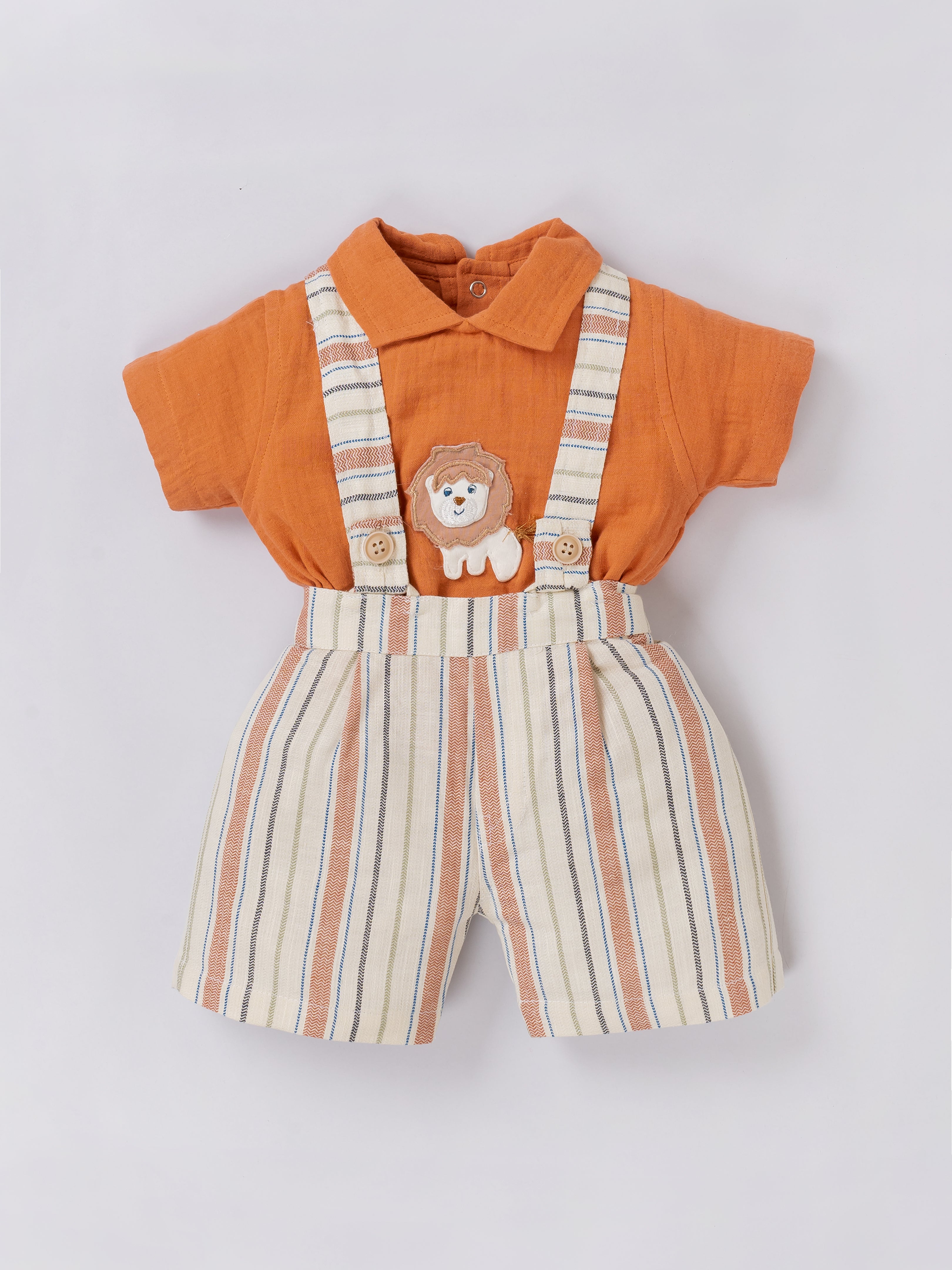 Baby Boy Suspender Outfit Set