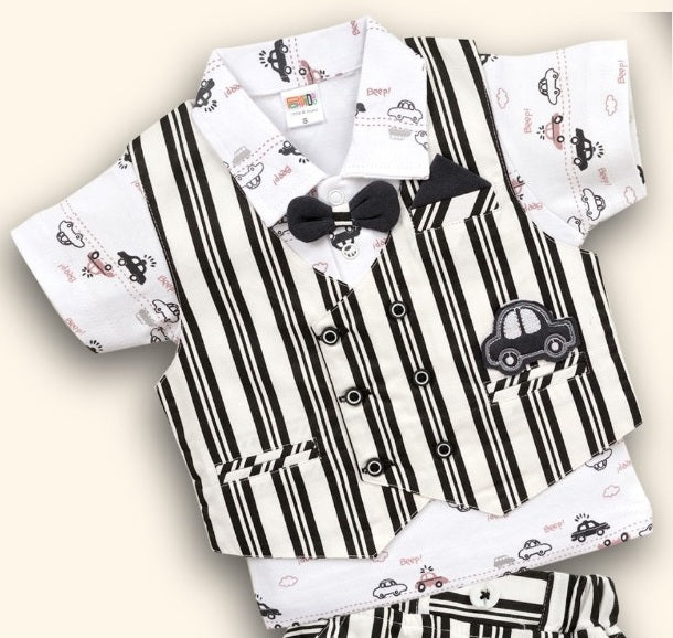 3 Piece Jacket Set for Baby Boys