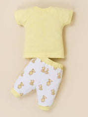 Baby Girl Clothing Set with Top, Shorts & Bodysuit
