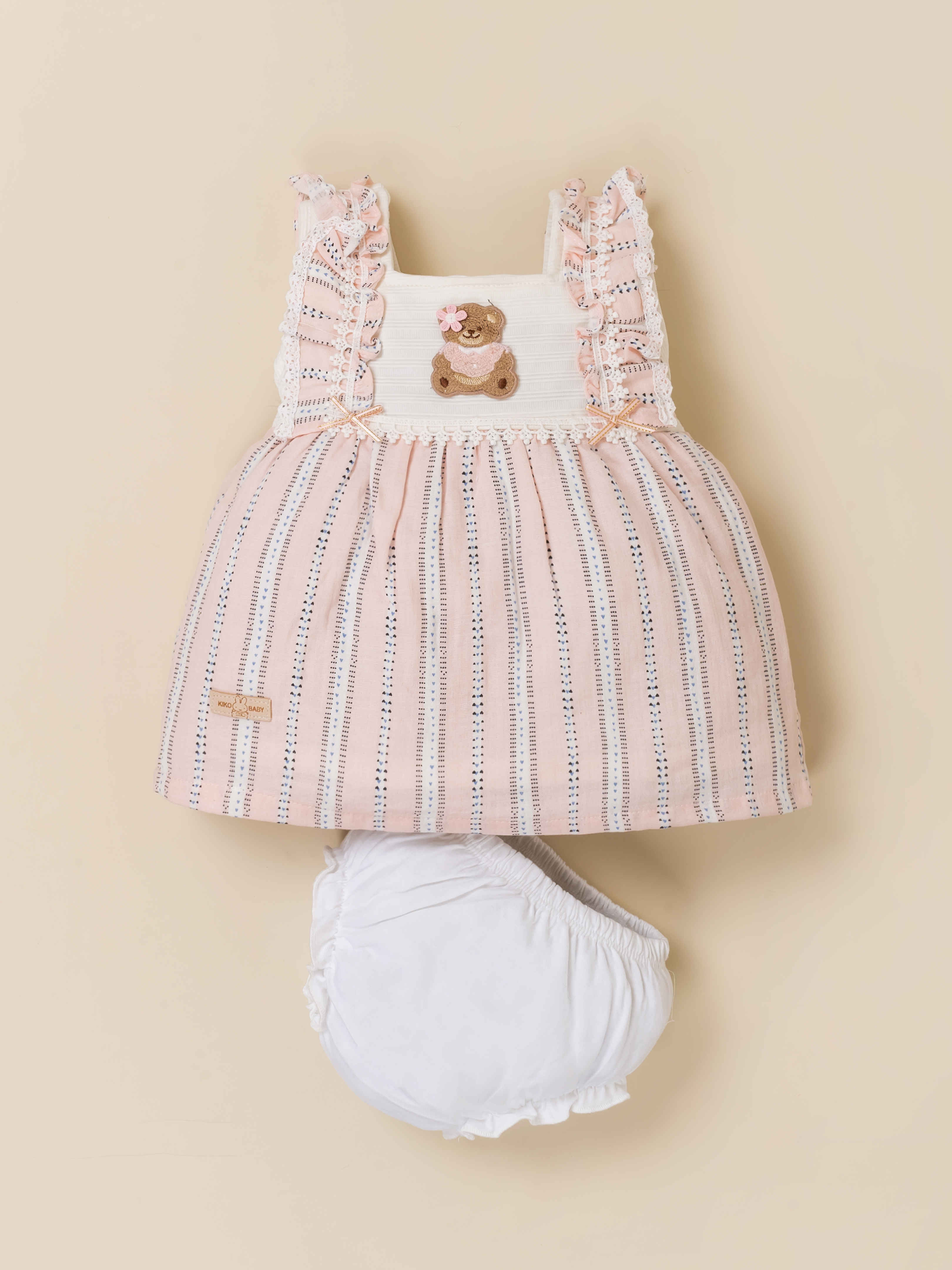 Baby Girls' Embroidered Frock & Panty Set