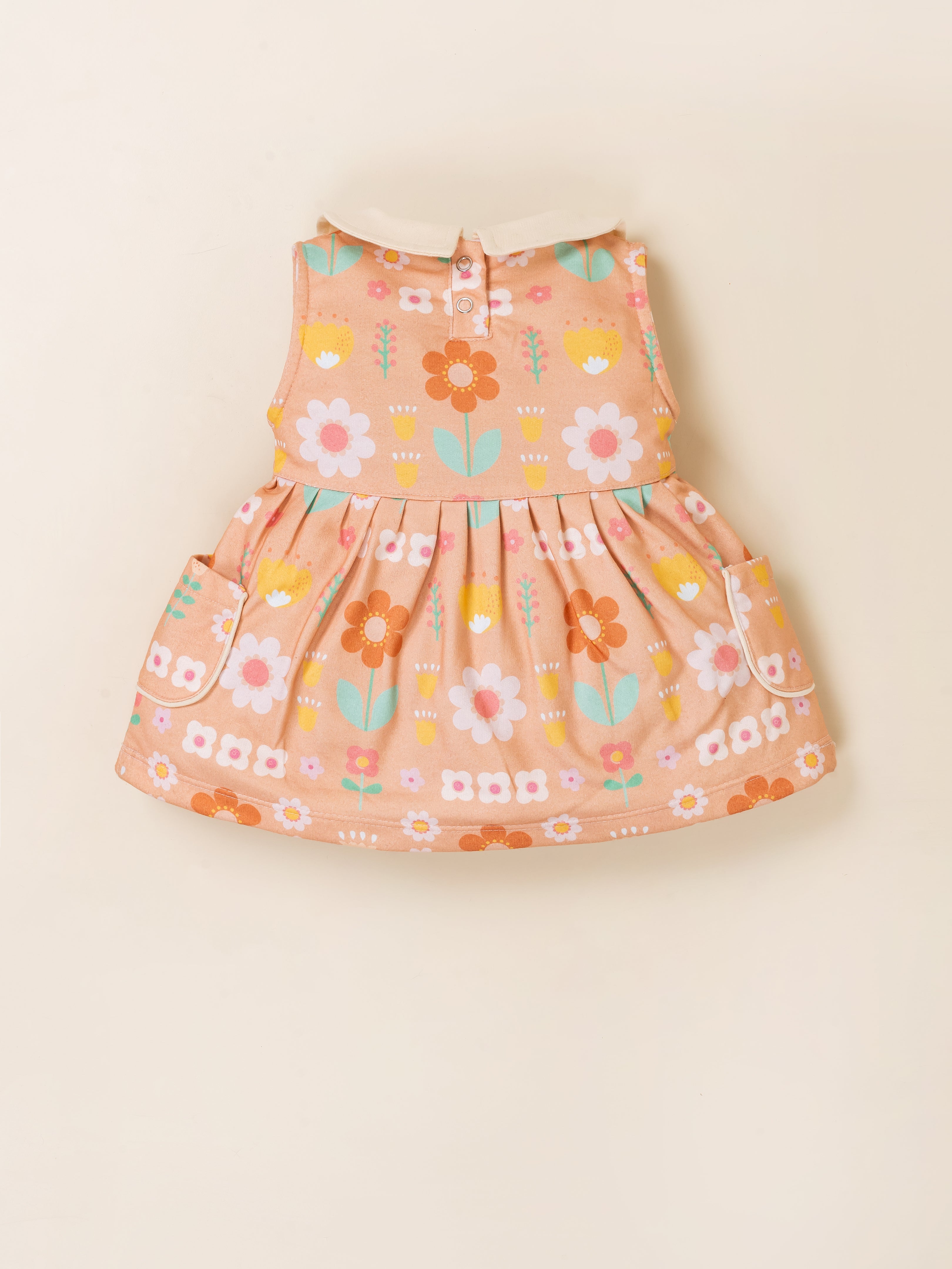 Baby Girl Floral Peter Pan Collar Dress