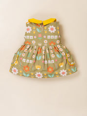 Baby Girl Floral Peter Pan Collar Dress