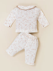 Baby Girl Jacket with Inner Top and pant Set