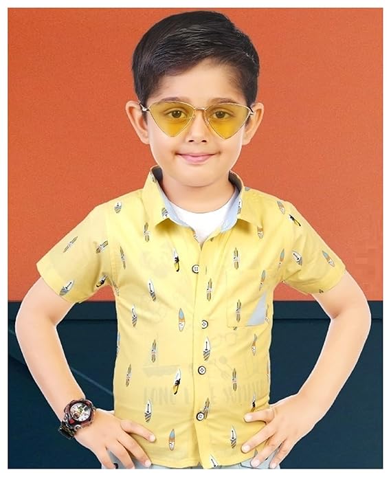 CHOO CHOO Boys Shirt, Shorts and T-shirt Clothing Set