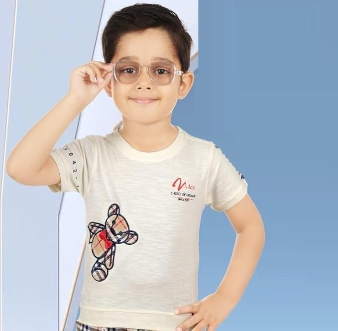 CHOO  CHOO Boys Cotton T-shirt and shorts