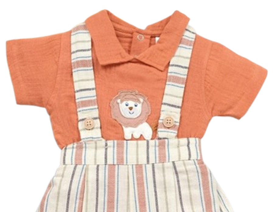 Baby Boy Suspender Outfit Set