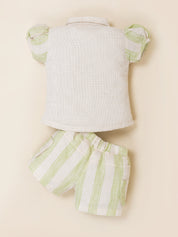 Girls Floral Embroidered Summer Co-ord Set