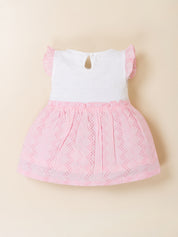 Baby Girls Heart Print Frock with Panty