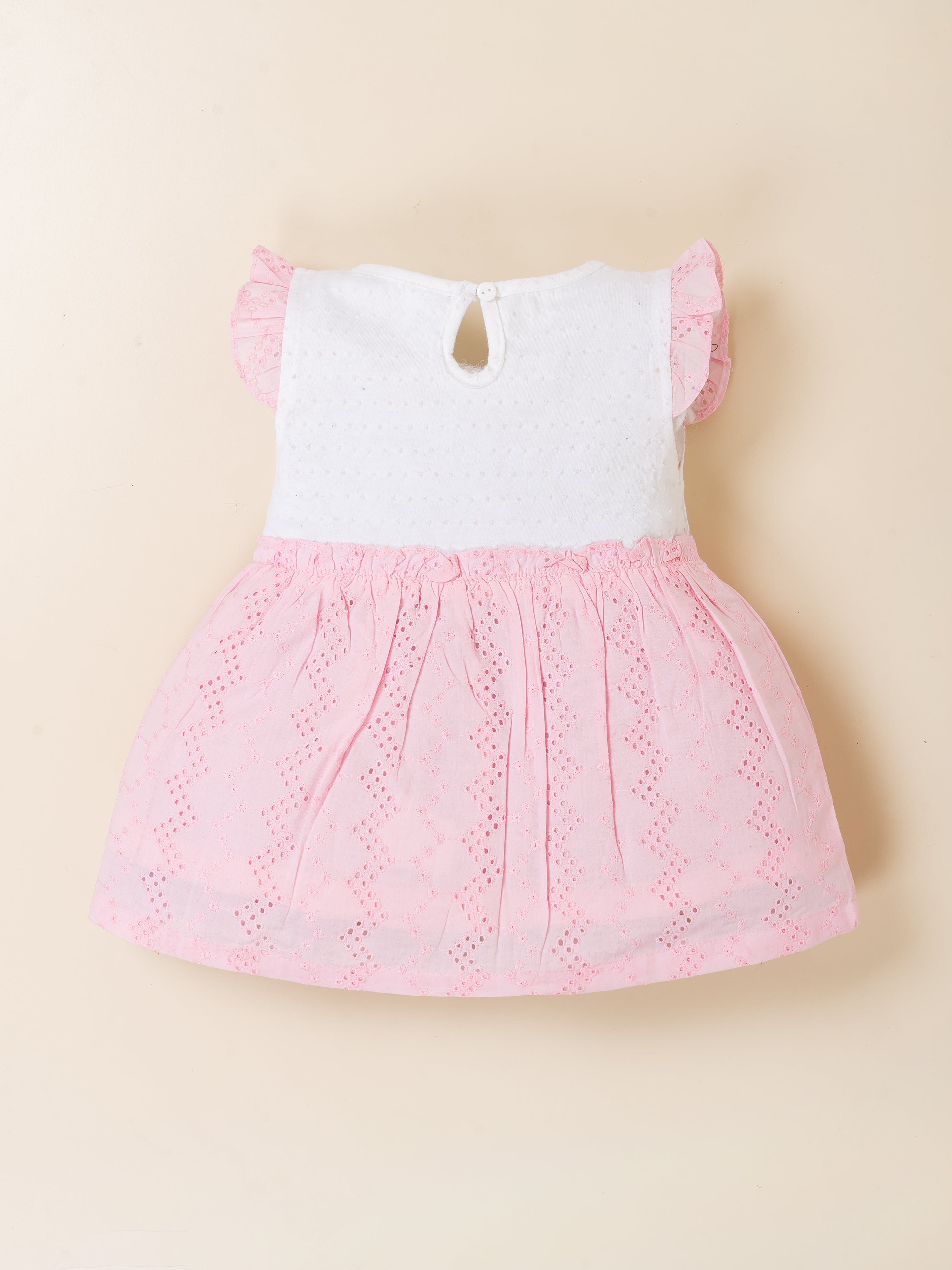 Baby Girls Heart Print Frock with Panty