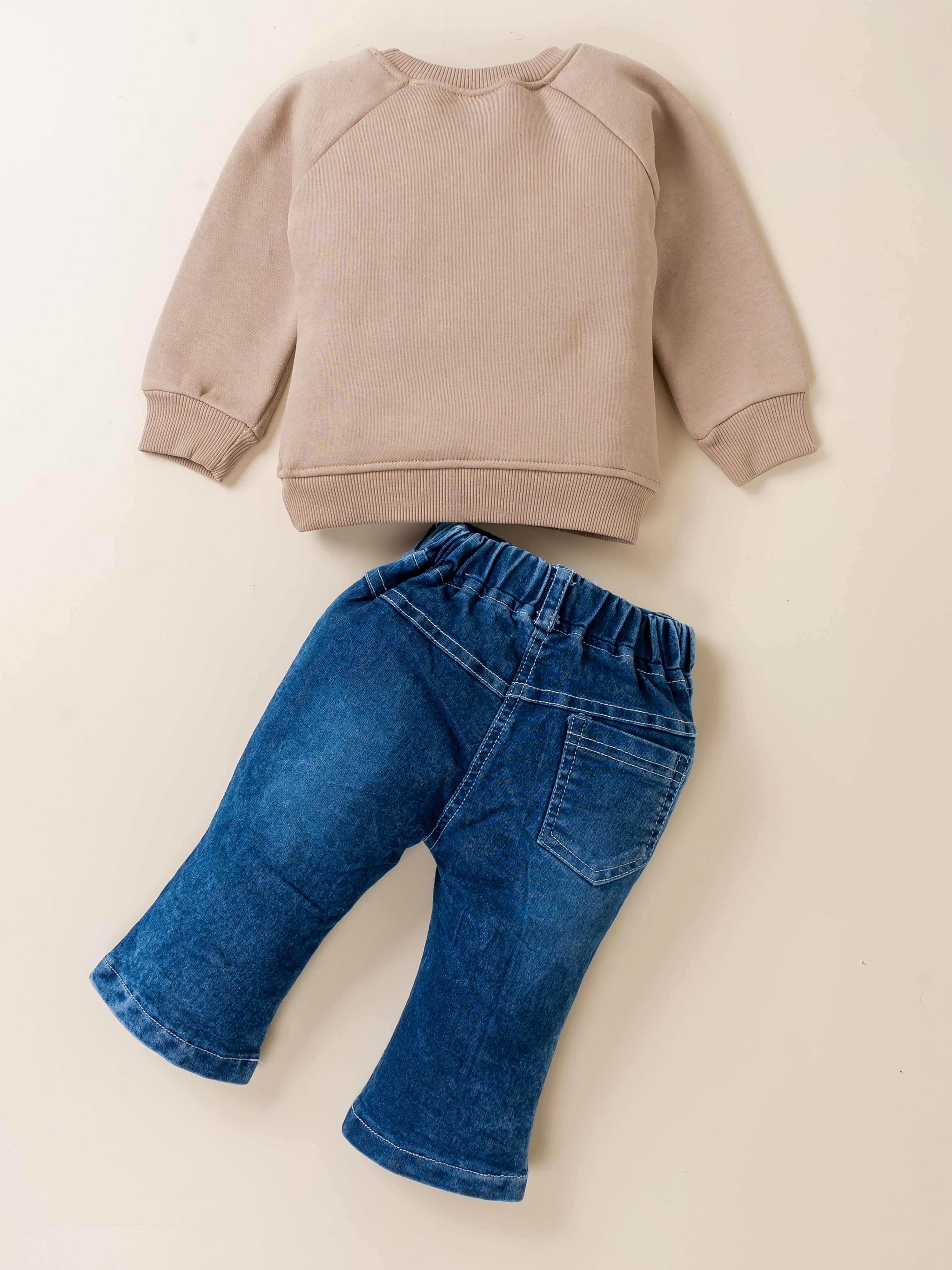 Girls Sweatshirt & Jeans Set