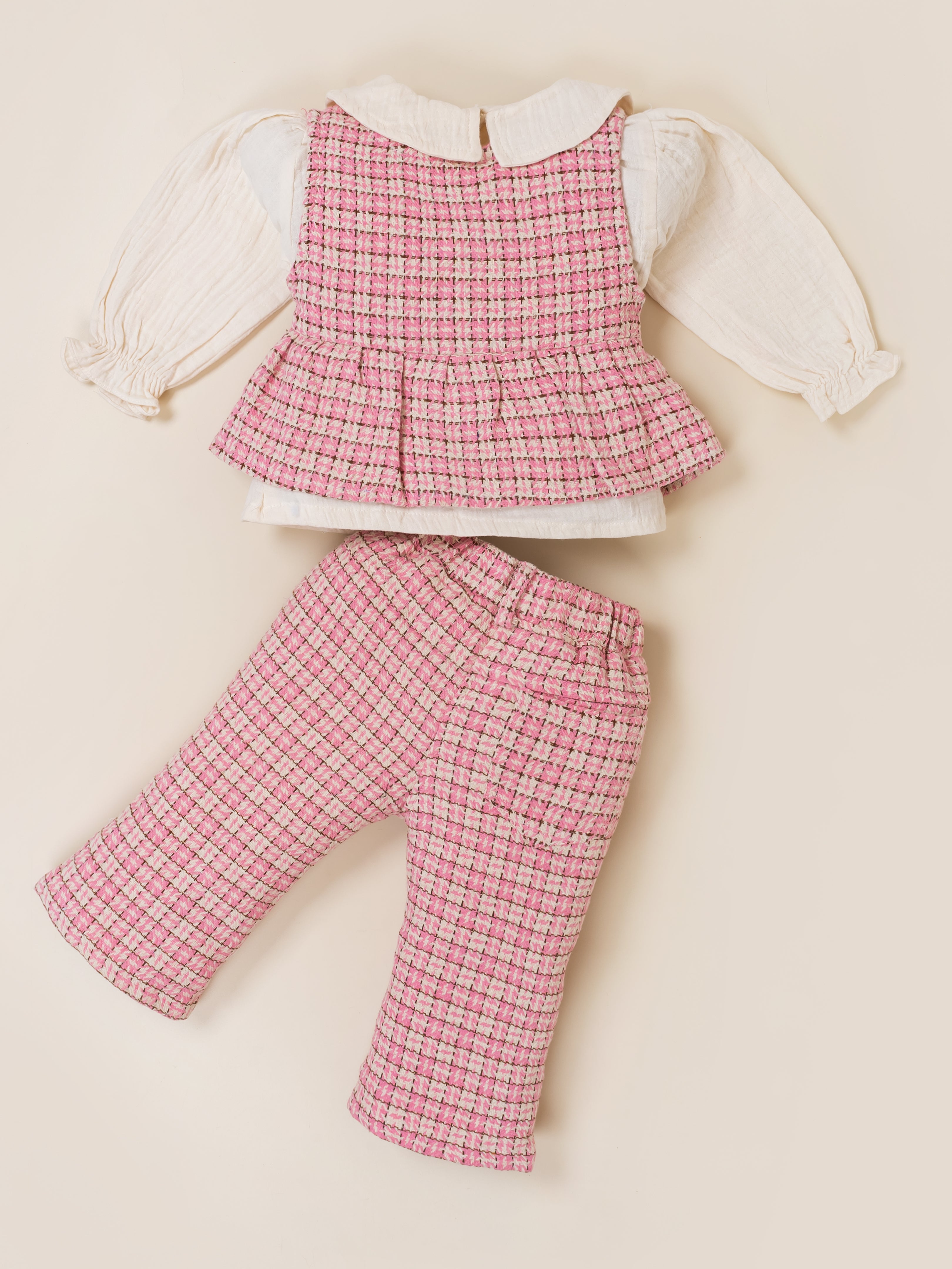 Girls Top and Pant Set with Inner Top