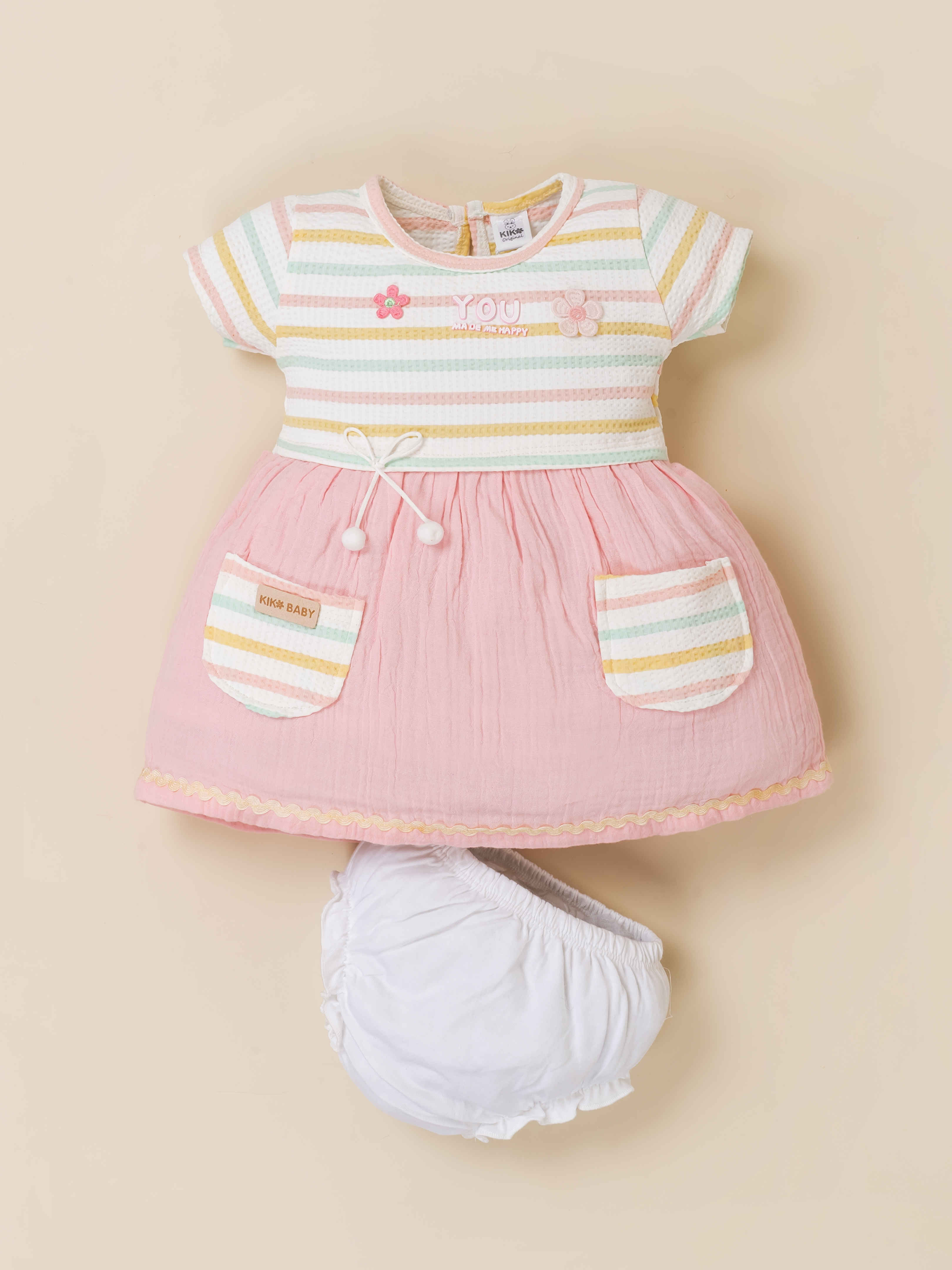 Baby Girls' Frock with Matching Panty Set