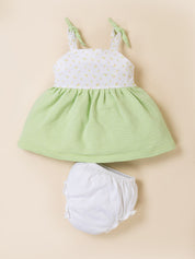 Baby Girl Sleeveless Cotton Frock Dress