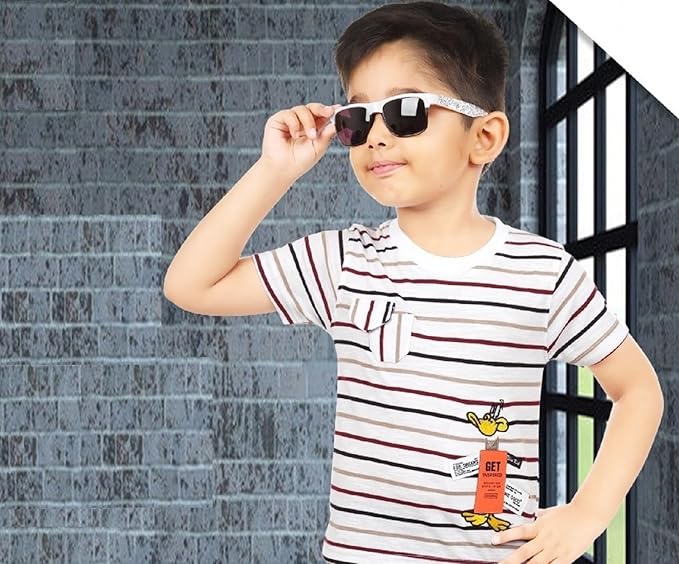 CHOO CHOO Boys Cotton Printed T-shirt and shorts