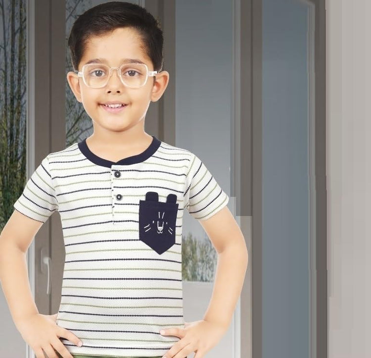 CHOO CHOO Boys Printed  T-shirt and shorts