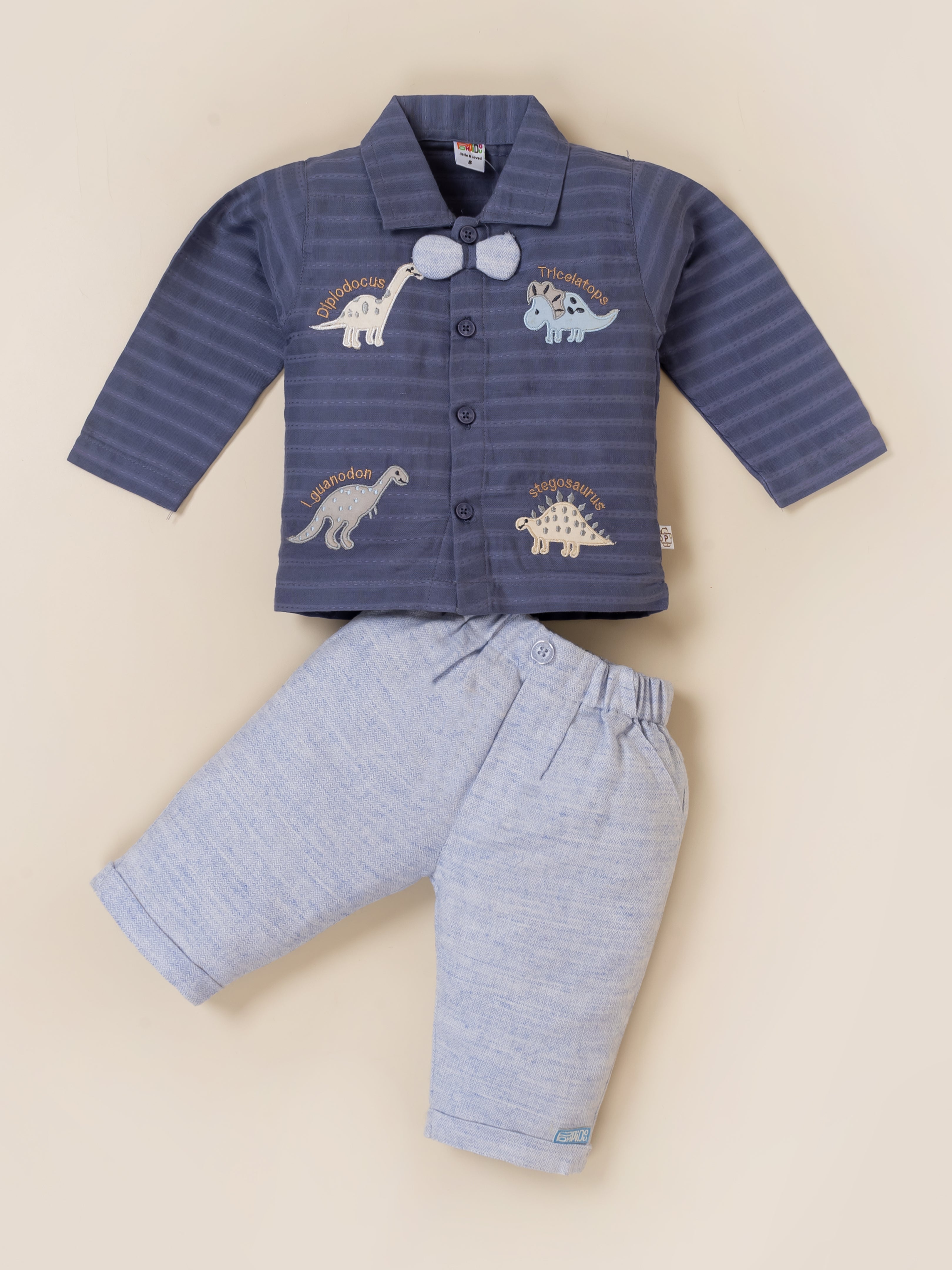 Baby Boy Dinosaur Polo & Trouser Set