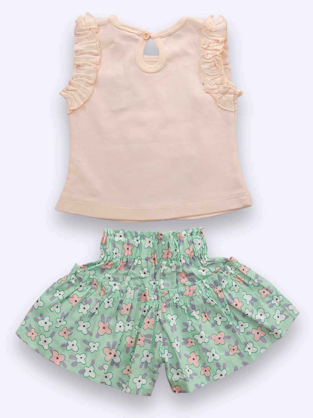 Girls Cotton Top with Shorts