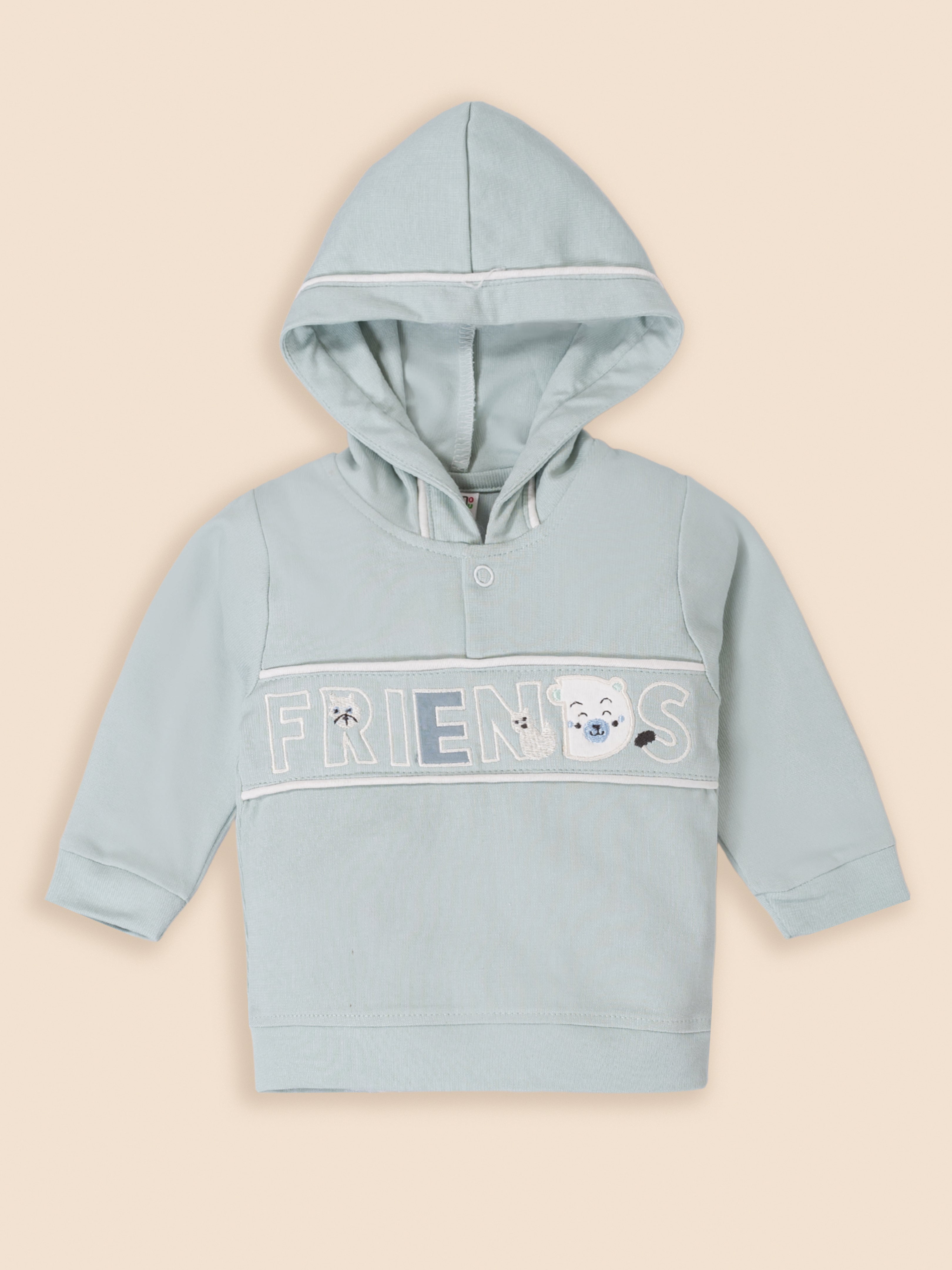 Baby Boys Casual Hooded Shirt with Pant