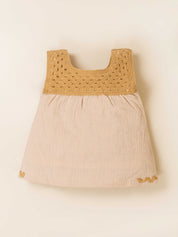 Girls Fancy Crochet Frock with Panty