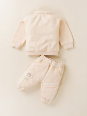 Winter Fleece Jacket & Jogger Pant Set