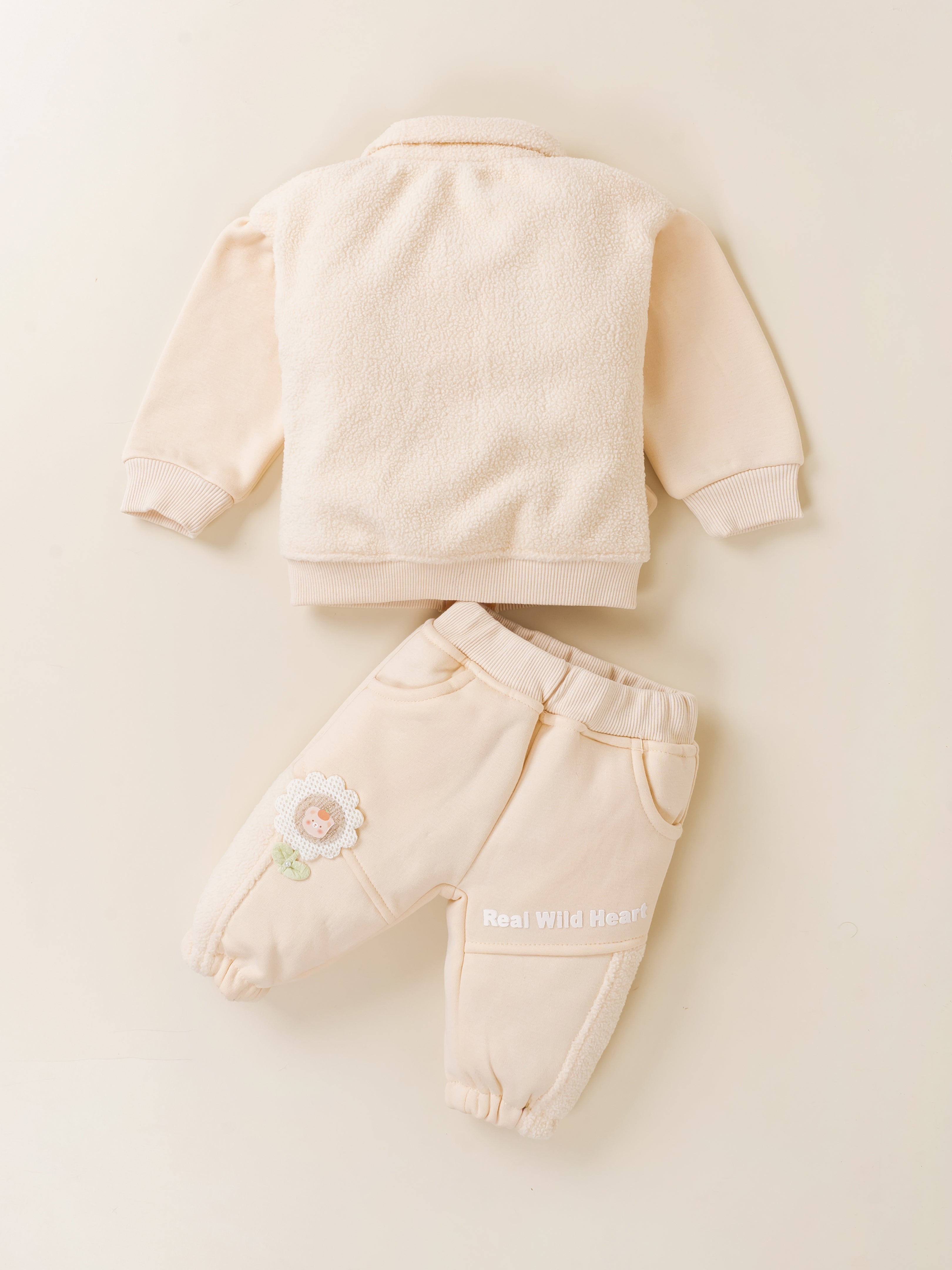Winter Fleece Jacket & Jogger Pant Set