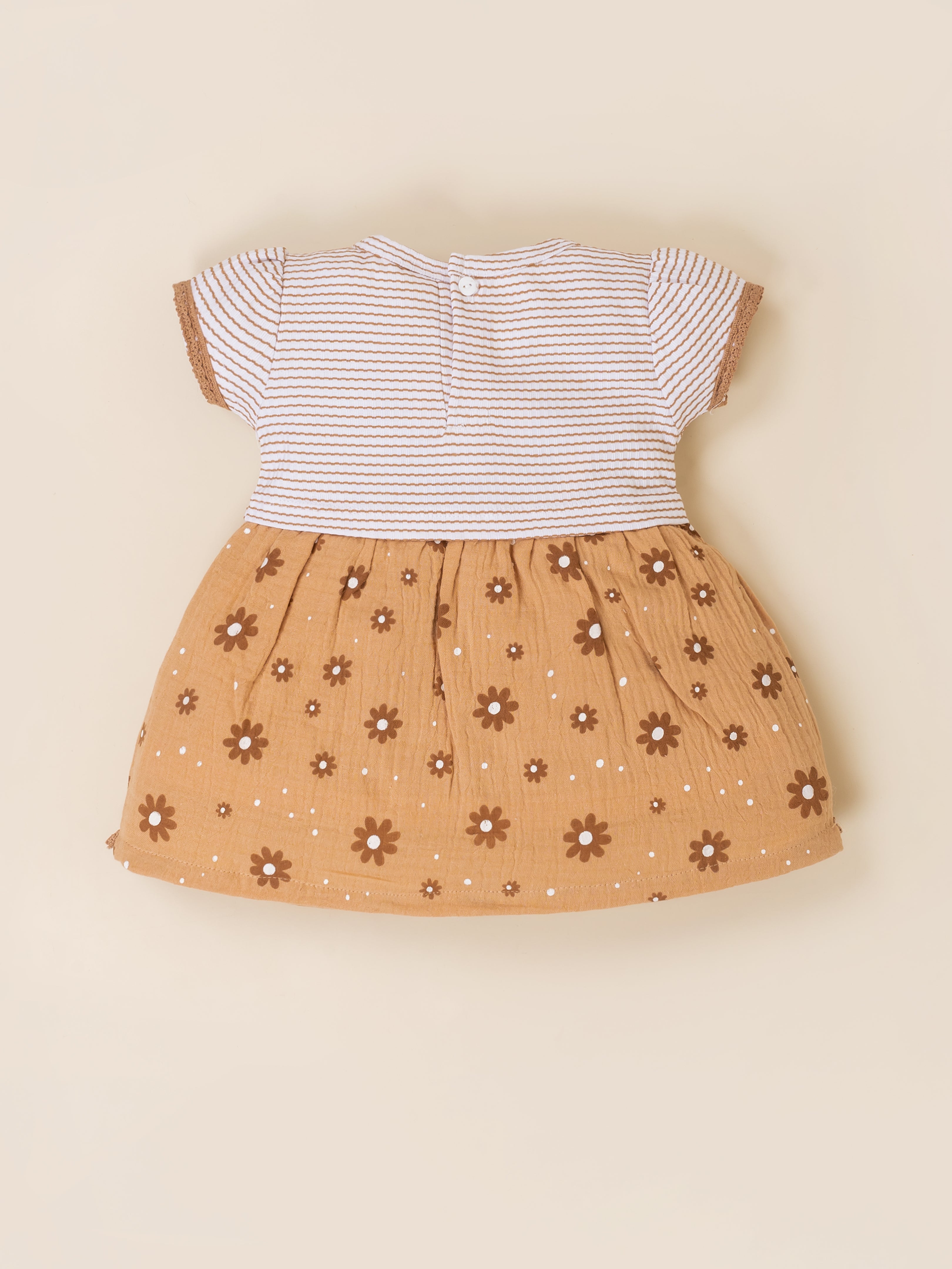 Baby Girls Summer Cotton Floral Dresses Set