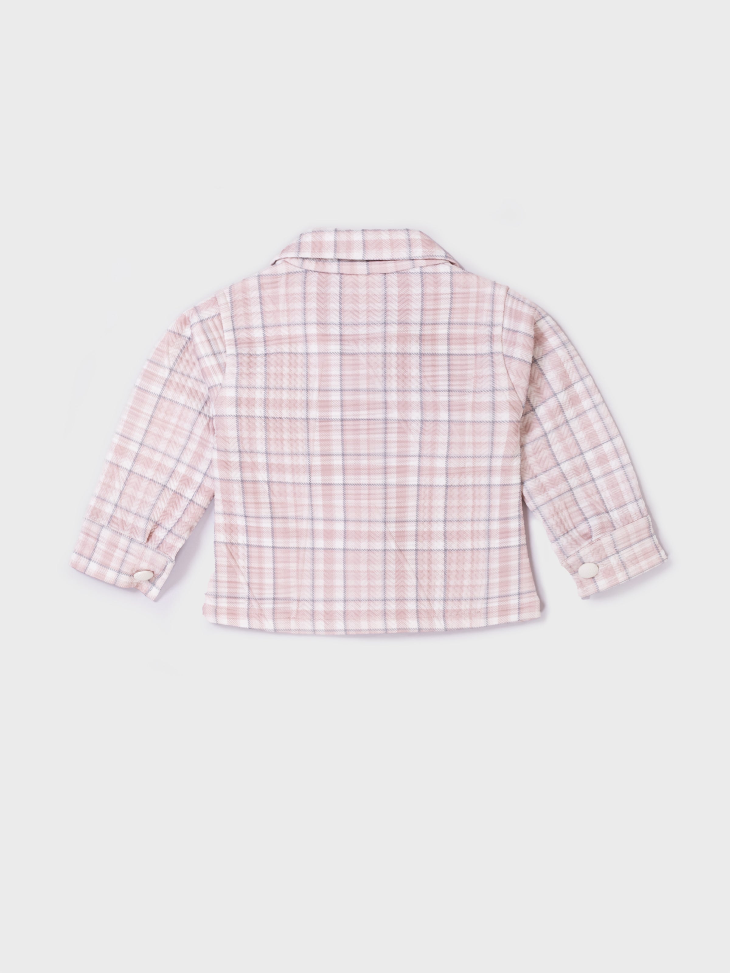 Checked Jacket & Cargo Pants Co-ord Set