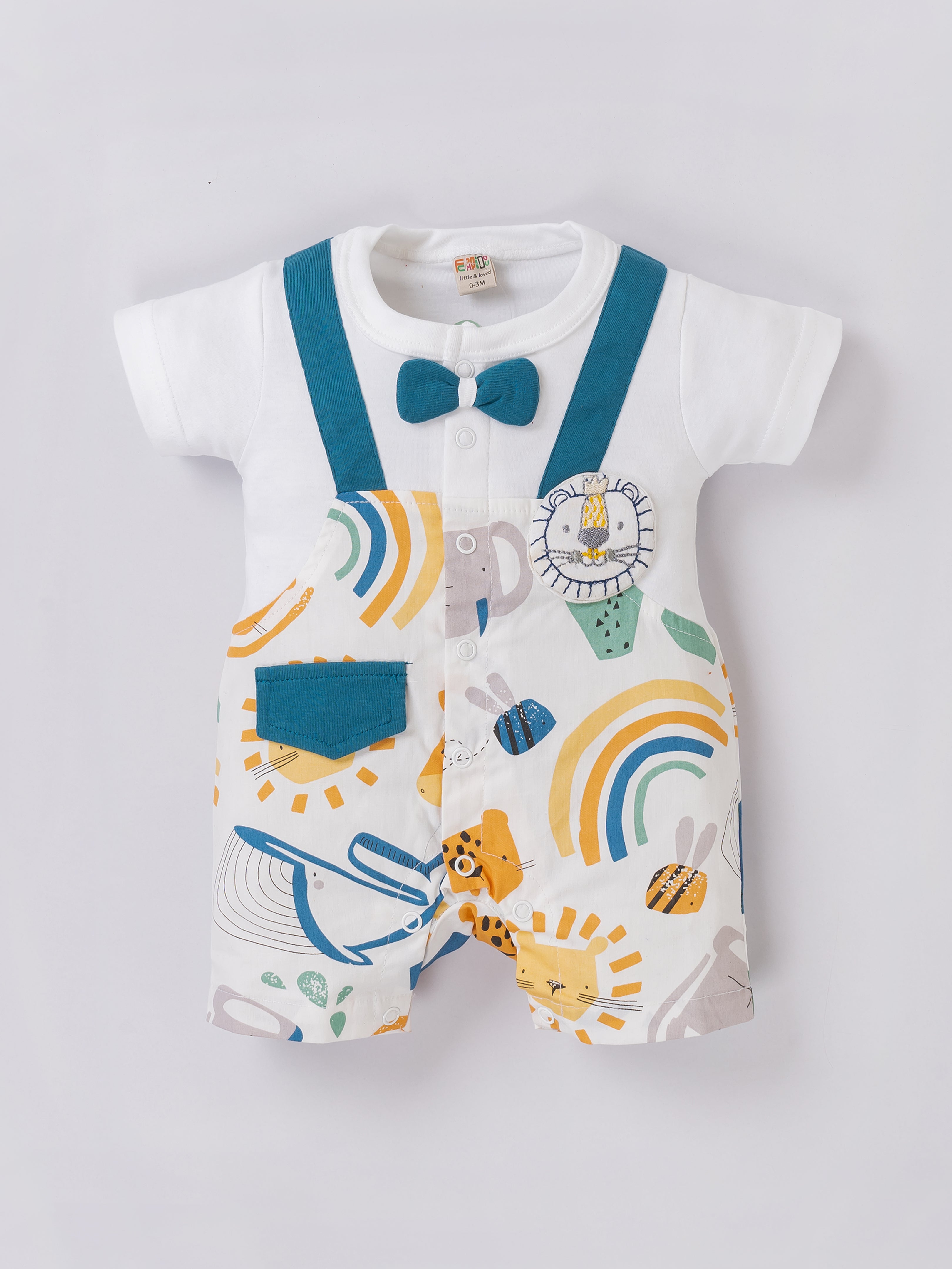 Half Sleeves Rompers For Baby Boys