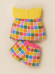 Baby Girls Top & Shorts Outfit Set