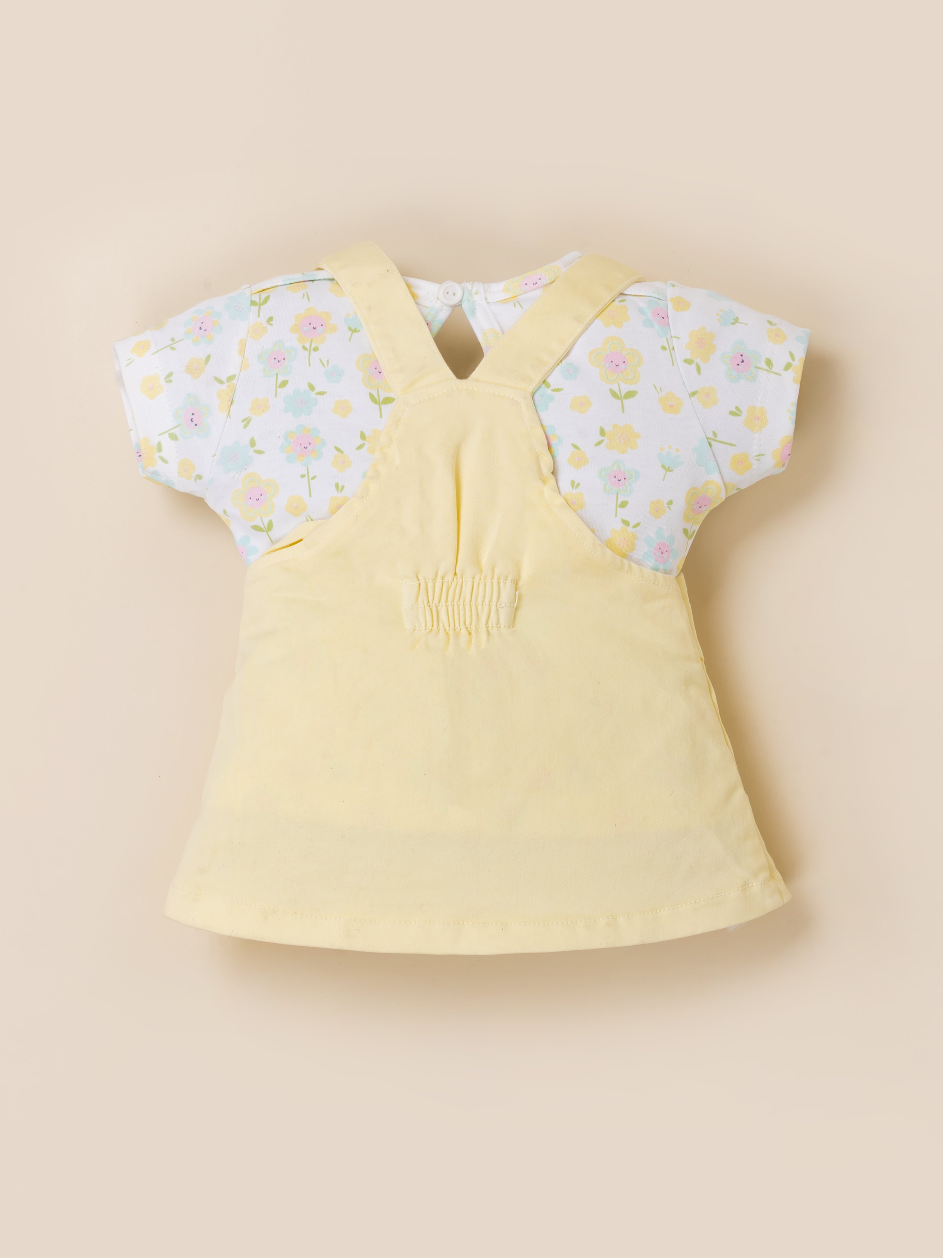 Baby Girl Dungaree Set