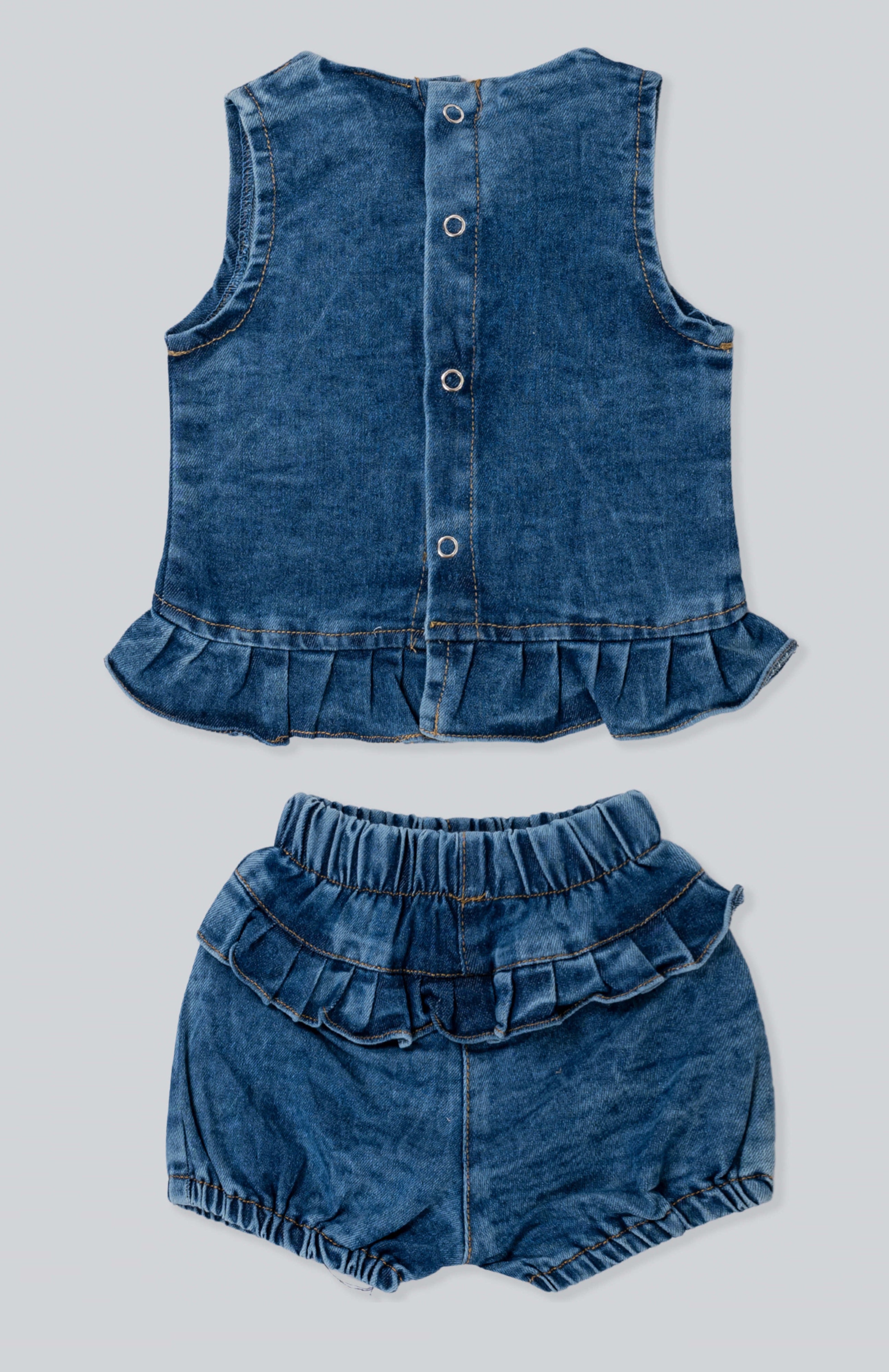 Denim Top and Bottom set