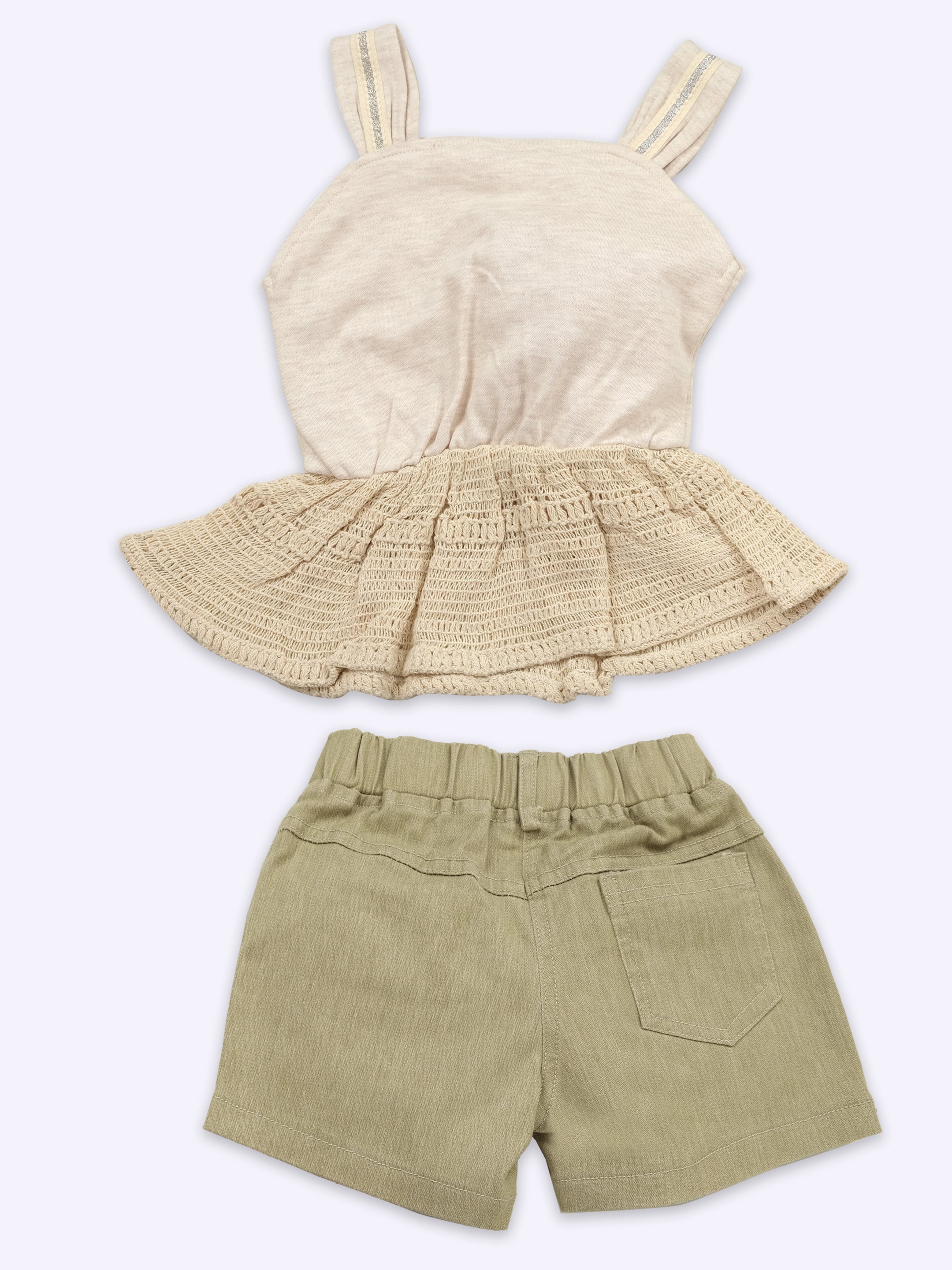 Top With Shorts Clothing Set