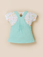 Baby Girl Dungaree Set