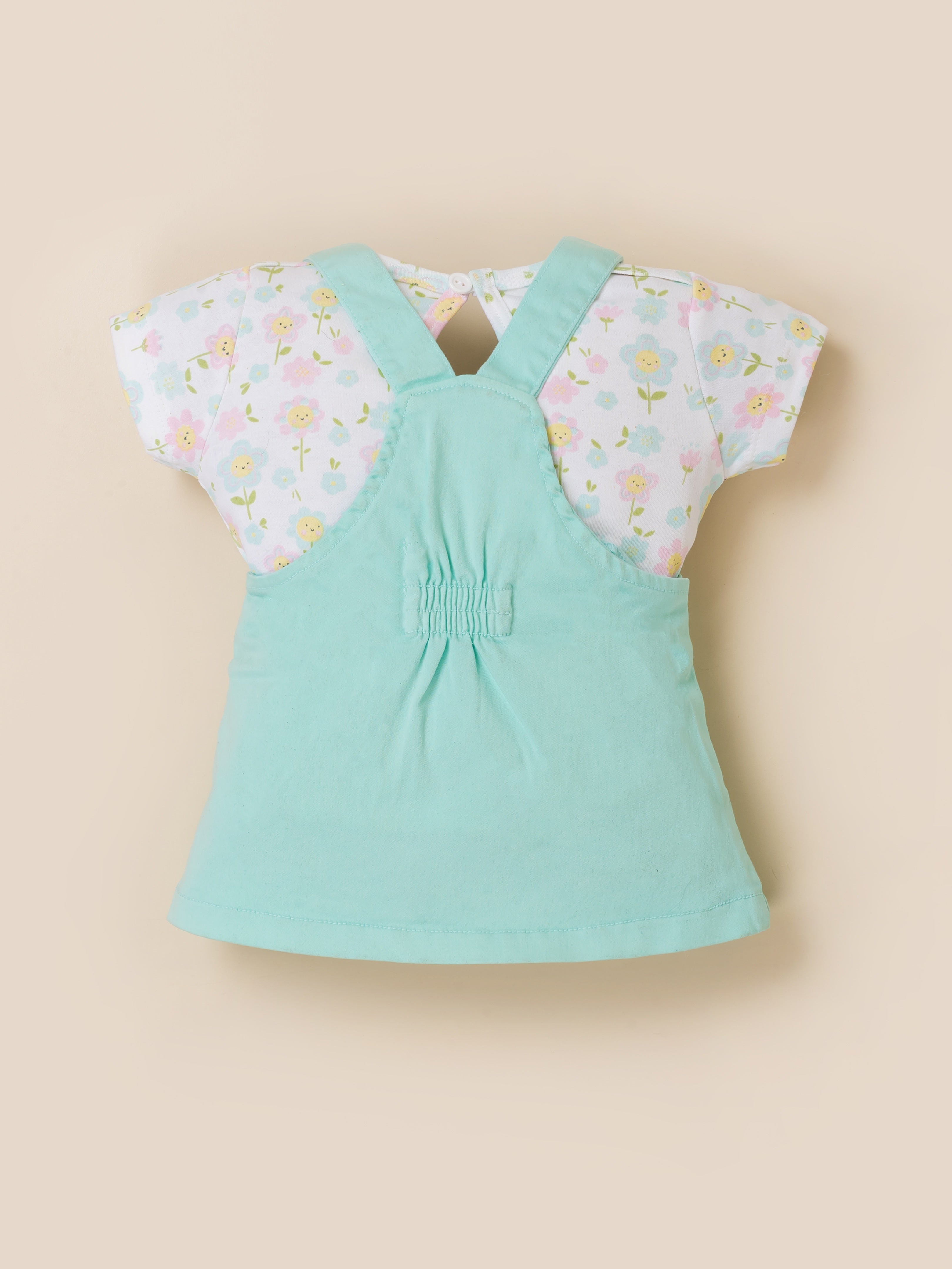 Baby Girl Dungaree Set