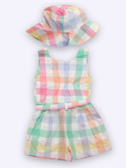 KIKO Cotton Jumpsuit Romper Set for baby Girl