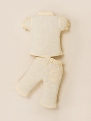 Girls Shirt & Capri Pants Co-Ord Outfit Set