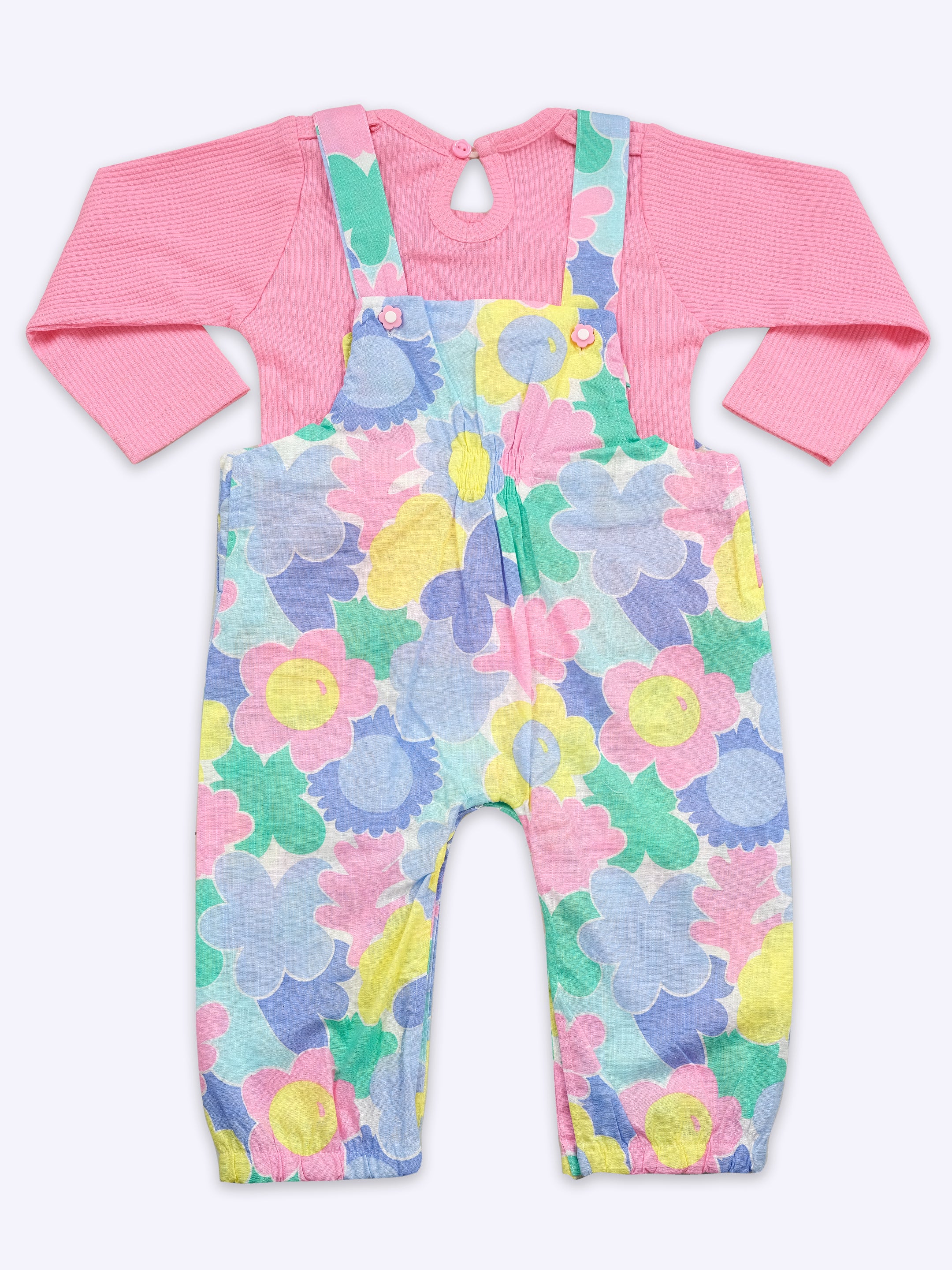 Dungarees And T-Shirt