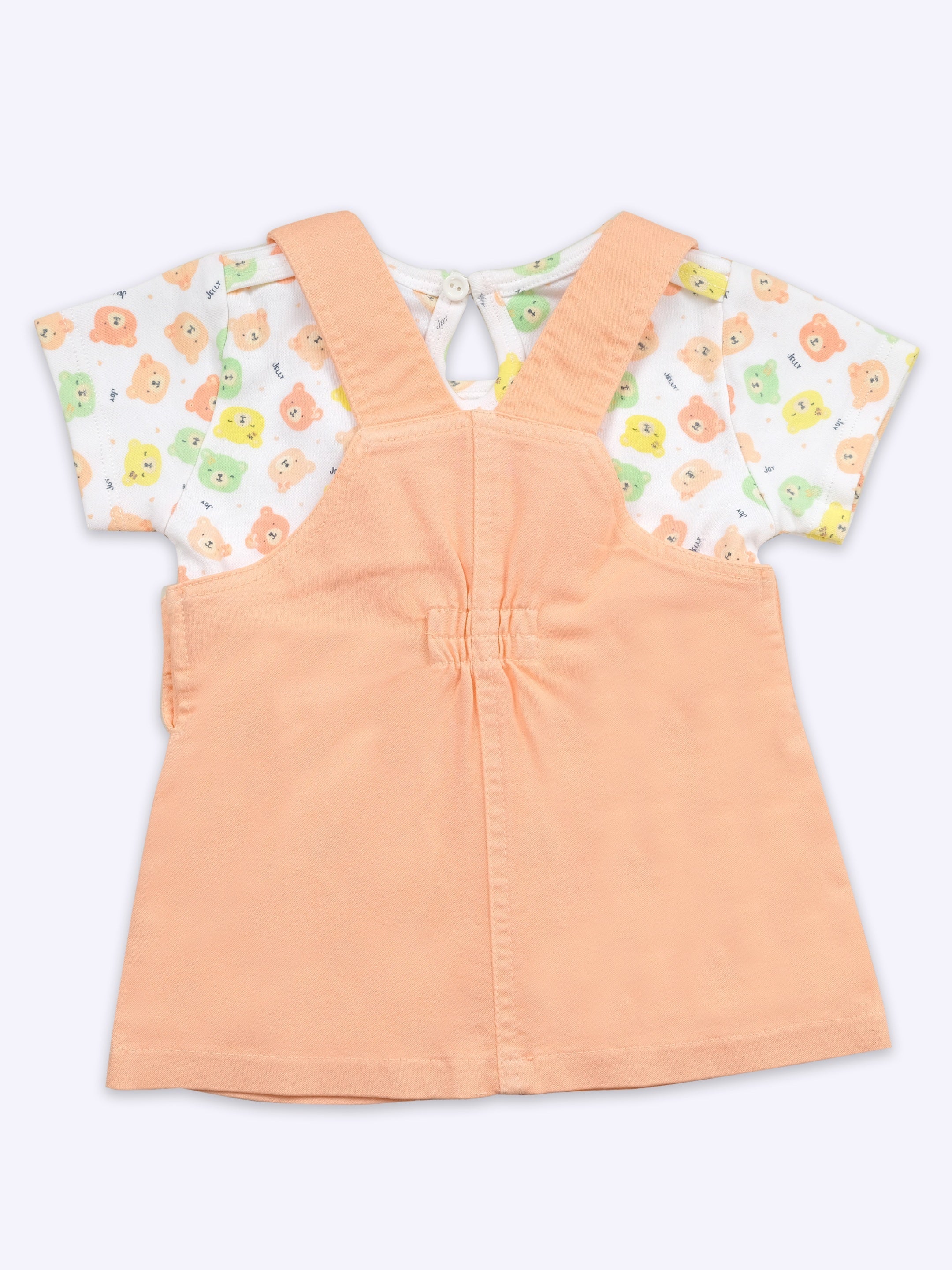 Dungaree With Half Sleeve Top
