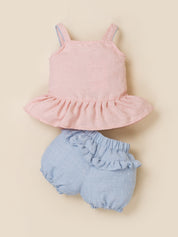 Baby Girls T-Shirt & Shorts Clothing Set
