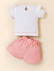 Baby Girls Cotton Top & Shorts Set