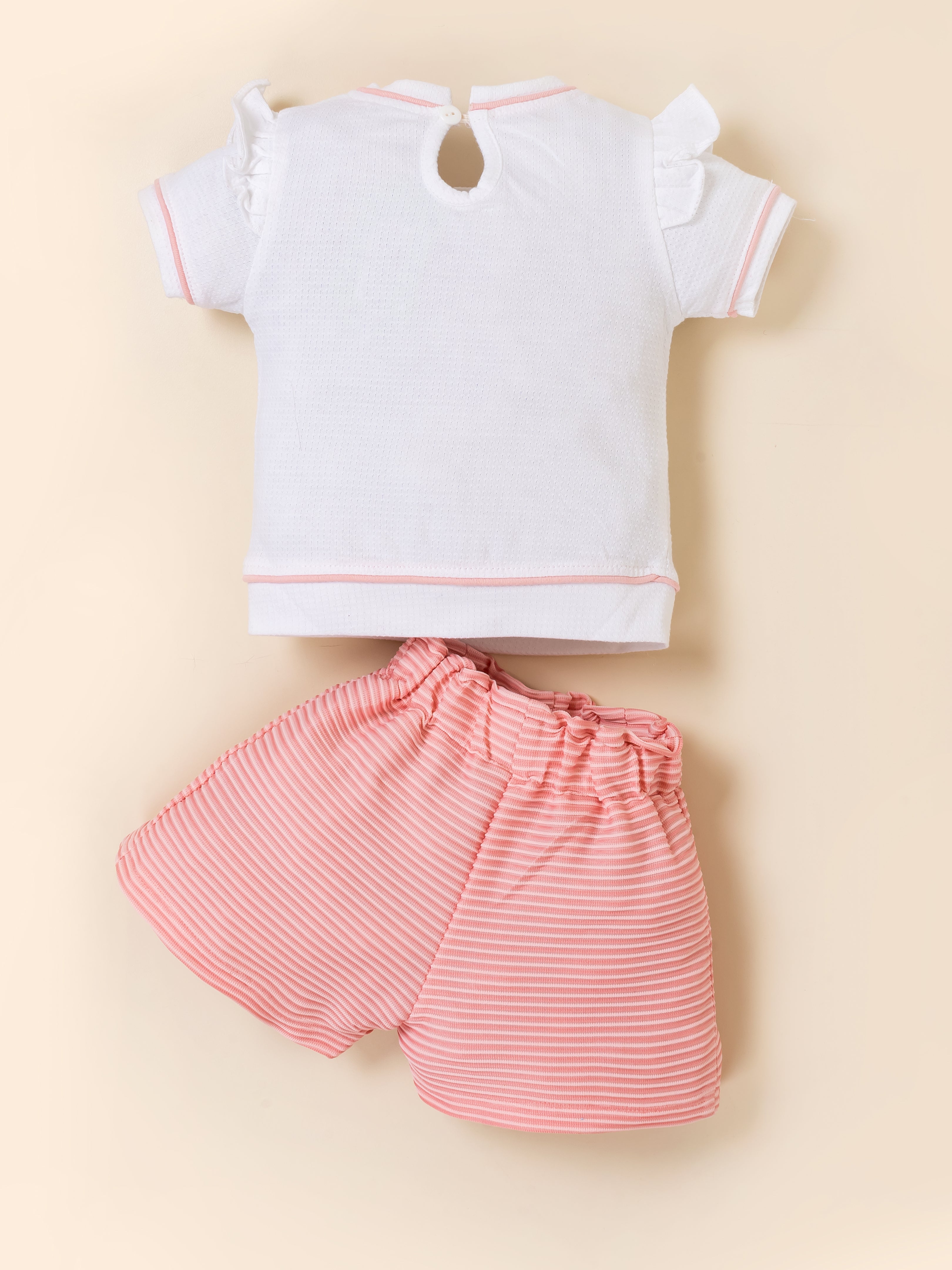 Baby Girls Cotton Top & Shorts Set