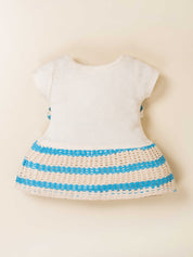 Girls Premium Frock with Matching Panty and Shoulder Bag