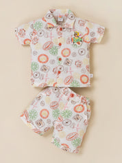 Baby Boys Short Sleeve Shirt and Shorts