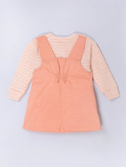 Flower Apllique Dungaree Set